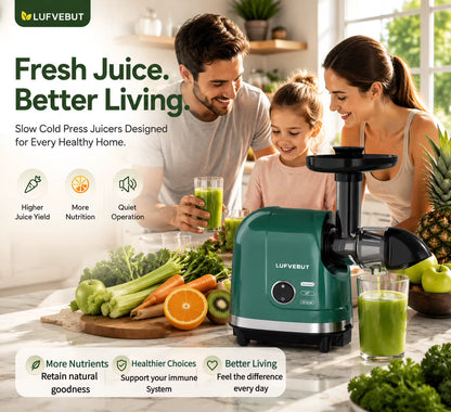 LUFVEBUT BP-8038 Slow Masticating Juicer, 200 W