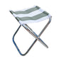 Portable Aluminum Folding Camping Stool - Ultralight Mini Fishing Chair with Storage