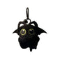 Plush Black Cat Keychain 10cm (3.9 in) Kawaii Bag Charm Cute Stuffed Cat Keyring Gift