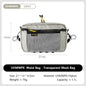 1.1L (37 fl oz) Ultralight Waterproof Waist Pack - Multi-Pocket Fanny Pack for Running Cycling Hiking
