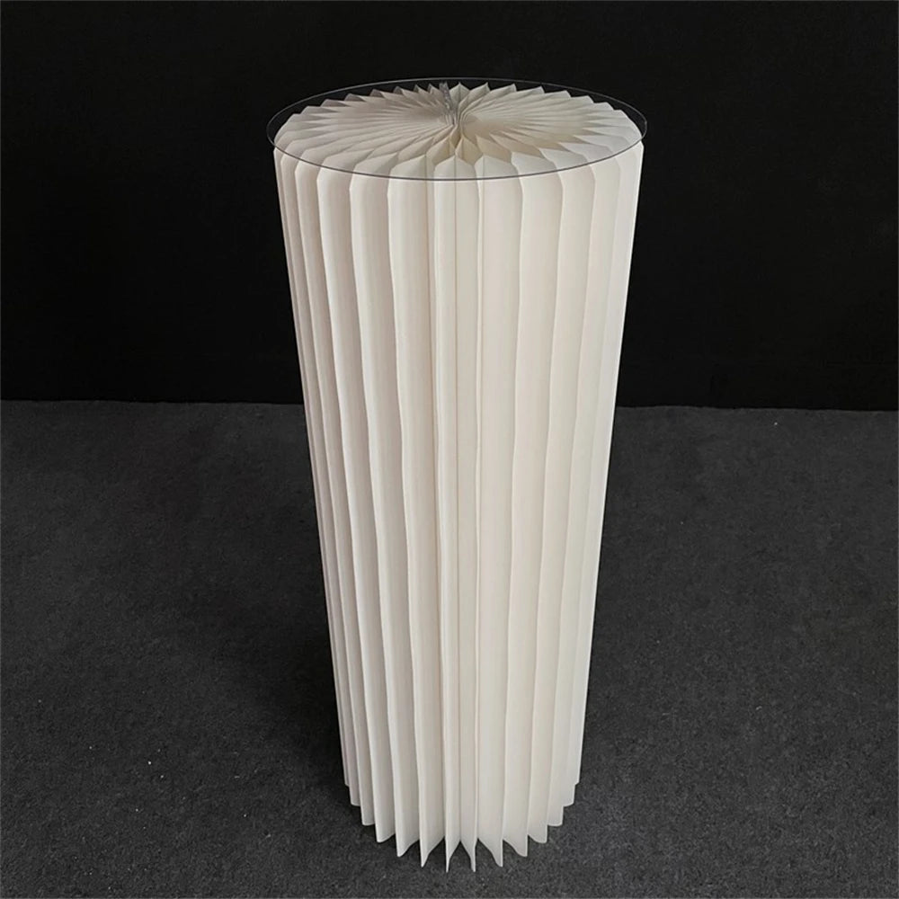 Paper Flower Cylinder Wedding & Dessert Table Decor