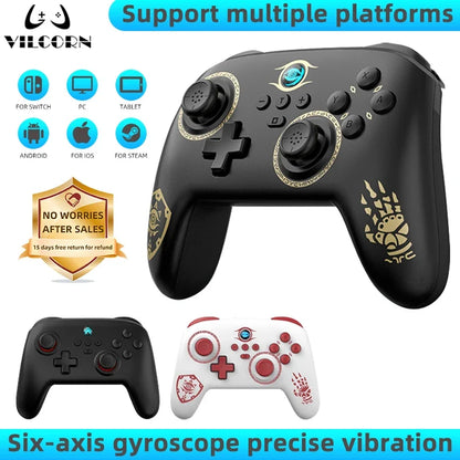 Switch Pro Gamepad Wireless Gaming Controller for Nintend Switch OLED/Lite Joystick For Steam Yuzu Controle PC
