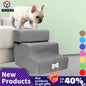 3-Step Pet Stairs for Small Dogs and Cats - Removable Washable Non-Slip Ramp Ladder