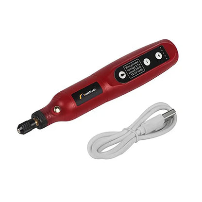 USB Rechargeable Wireless Engraving Pen - Mini Cordless Rotary Drill with Grinding Accessories