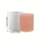 3D Spiral Striped Silicone Candle Mold - Irregular Shape for DIY Candles, Wax, Resin & Clay, 8 x 8 x 15 cm (3.15 x 3.15 x 5.91 in)