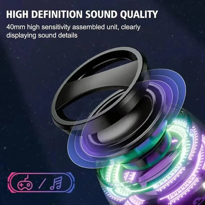 Bluetooth 5.3 Mini Portable Magnetic Speaker with RGB Lighting — Compact Wireless Speaker for PC, MacBook, iPhone & Android