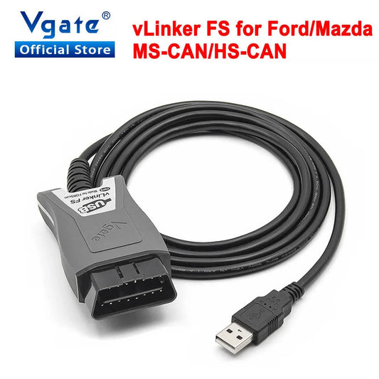 ELM327 OBD2 Diagnostic Interface for Ford & Mazda FORScan HS/MS-CAN OBD-II Car Scanner