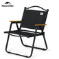 Portable Folding Kermit Camping Chair 45 x 54 x 67 cm (17.7 x 21.3 x 26.4 in) - Heavy-Duty Wood & Steel Travel Chair for Picnic, Fishing, Outdoor