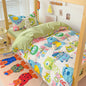3-Piece Printed Quilt Set for Women – Japanese Korean Cartoon Bedding (1 Quilt + 2 Pillowcases)