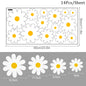 White Daisy Flower Wall Stickers DIY Home Decor