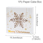 Christmas Cookie Box Candy Packaging Box Merry Christmas Decoration For Home 2025 Navidad Noel Xmas Tree Ornament Decor New Year