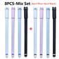 4/6/12-Pack Kawaii Cat Erasable Gel Pens 0.5mm Black & Blue Ink Refillable Cute School & Office Stationery
