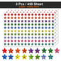450-3000 Sheet Happy Face Stars Reward Sign Stickers Pack DIY Skateboard Suitcase Stationery Decals Decor Phone Laptop Gift Toys