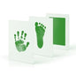 Inkless Baby Handprint & Footprint Kit — Newborn Keepsake (0–6 Months) DIY Photo Frame Imprint Set with Cards