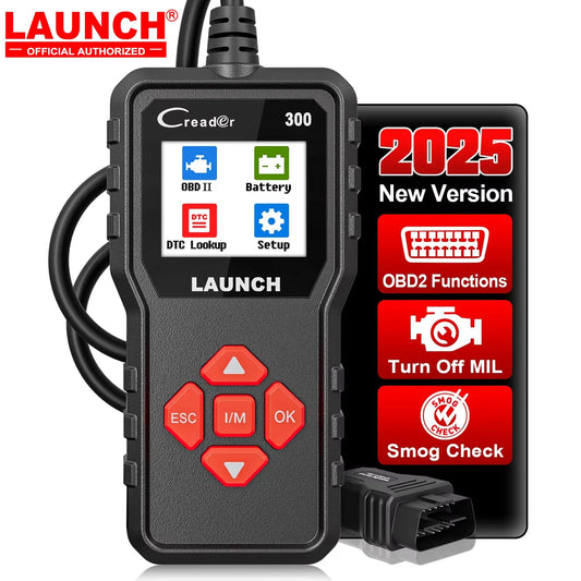 OBD2 Scanner CAN Auto Code Reader Diagnostic Tool – I/M Readiness, Engine & Battery Tester, Lifetime Free Updates