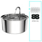 Stainless Steel Pet Water Fountain – USB Automatic Cat & Dog Bowl
