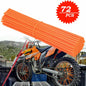 72pcs Bicycle Wheel Spoked Protector Wraps 24cm Wheel Rim Spoke Wrap Kit for Motorcycle Bike Color Rims Skin Trim Covers Pipe