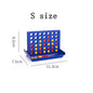 Foldable Connect 4 Travel Board Game – 4-in-a-Row Portable Family Strategy Toy for Kids