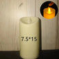 Flameless LED Candles Flickering Battery-Operated Pillar Candles for Wedding Christmas Party Decor — 1/5/10 Pack, Multiple Sizes (2–7.9 in / 5–20 cm)