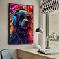 Animal Monkey Cat Dog Headphone Dj Music Poster Canvas P Poster HD Posters Home Room Bar Cafe Decor Art Wall Painting Picture