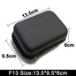 EVA Hard-Shell Earphone Case — Mini Portable Zipper Pouch & Cable Organizer for USB, Chargers, Memory Cards