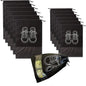 5/10-Pack Non-Woven Drawstring Shoe Bags — Dust-Proof Travel Shoe Storage Organizer (36×27 cm / 14.2×10.6 in; 44×32 cm / 17.3×12.6 in)