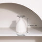 White Ceramic Bud Vase Nordic Matte Decorative Vase for Home Living Room Tabletop Flower Arrangements Photo Props