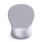 Ergonomic Gel Wrist Mouse Pad — Pain Relief, Smooth Fabric Surface & Non-Slip PU Base