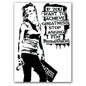 Girl and Red Balloon Banksy Art Nordic Characters Canvas Painting  Mural  Poster Living Room Bedroom Bar Home Decoration