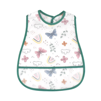2023new Cartoon Pattern EVA Waterproof Pocket Lunch Feeding Bibs