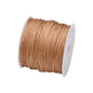 50 Yards 0.8mm Braided Nylon Cord – Durable Satin String for Jewelry Making, Beading, Macrame, Chinese Knot & DIY Crafts