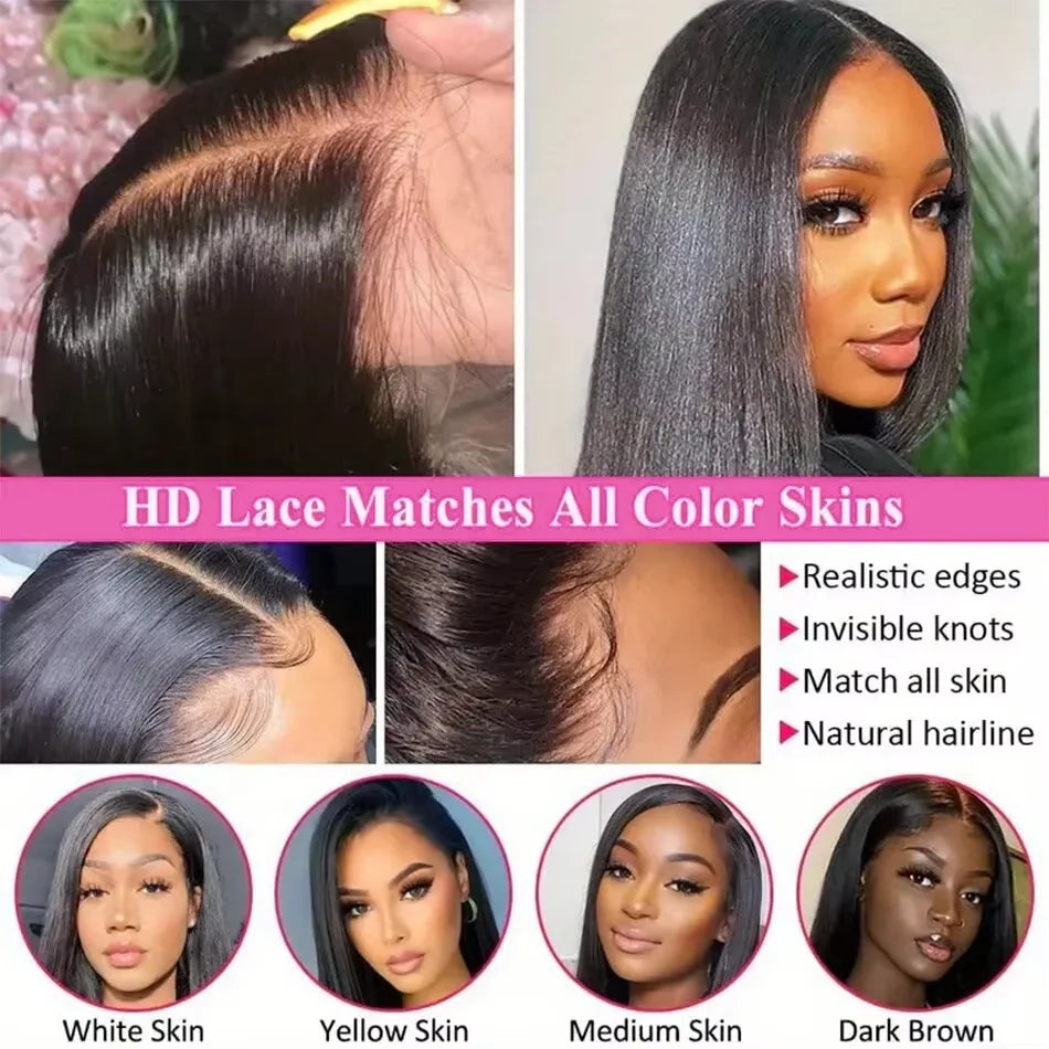 13x6 HD Lace Front Human Hair Wig