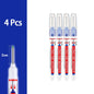 Waterproof Long-Head Deep-Hole Marker Pens 20mm Tip — Permanent Oil Ink for Metal, Wood & Carpentry (Black, Blue, Red, Green)