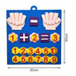 Montessori Toddler Math Felt Board Finger Number Learning Counting Preschool Manipulatives Learning Educational Toy Travel Game