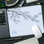 Cherry Blossom (Sakura) 45×40 cm (17.7×15.7 in) Non-Slip Stitched-Edge Gaming Mouse Pad Desk Mat