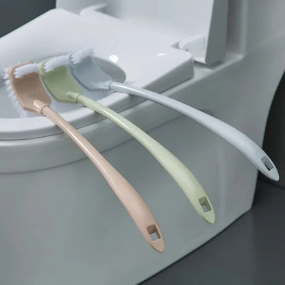 Multi-Function Double-Head Toilet Brush – Soft Hair Long Handle Cleaner