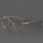 FIRADA Vintage Round Eyeglasses – Titanium Luxury Frame for Men & Women