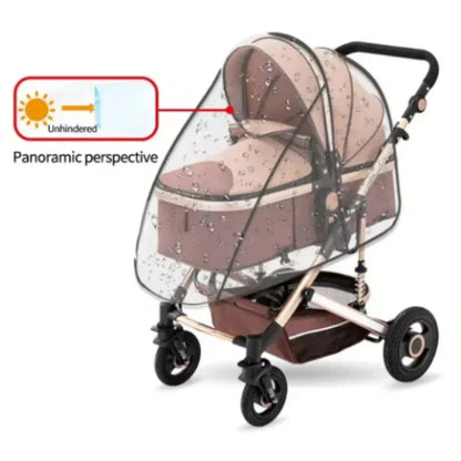 Universal Waterproof Rain Cover for Prams Transparent Dust Cover