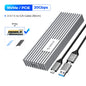 USB4 40Gbps NVMe M.2 SSD Enclosure — Thunderbolt 3/4 Compatible, USB-C