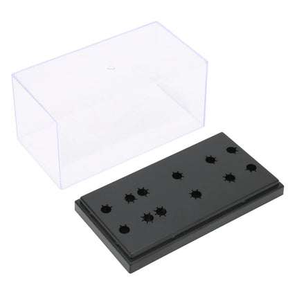 Home Music Phonograph Shell Case Phonograph Head Storage Box High End Phonograph Head Long Needle Rack Display Sample Box
