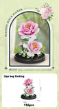 Eternal Flower Bouquet Bonsai Potted Plant Micro Building Blocks Model Home Decoration Puzzle Toys Kids Birthday Christmas Gifts