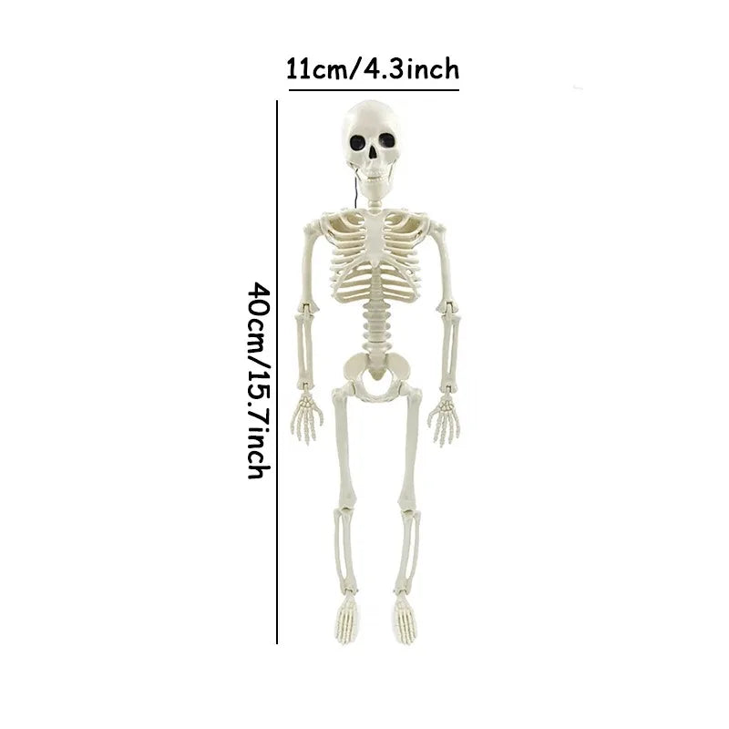 40 x 11cm Plastic Humanoid Skeleton Decoration, 1 or 2 Pieces