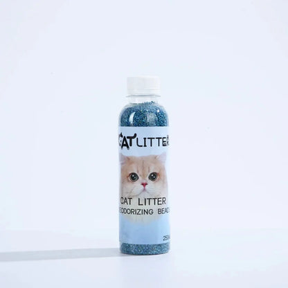 Cat Litter Deodorizer Beads Bottle - Odor Eliminator & Litter Box Freshener