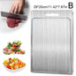 NEW Titanium Cutting Boards For Kitchen Steel Cutting Board 304 Steel Double-Sided Food Grade Cutting