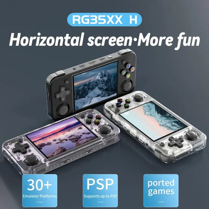 Handheld Retro Game Console 3.5-inch IPS Screen - Linux Portable Gaming, 64GB Storage, 3300mAh Battery, WiFi Bluetooth & HDMI