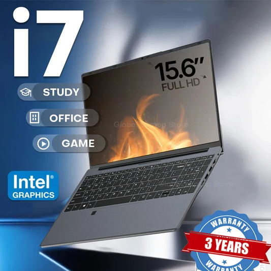 Windows 11 15.6-inch (39.6 cm) FHD Laptop - Core i7, 16GB RAM, 1TB SSD, Fingerprint & Backlit Keyboard, Gaming & Office Notebook