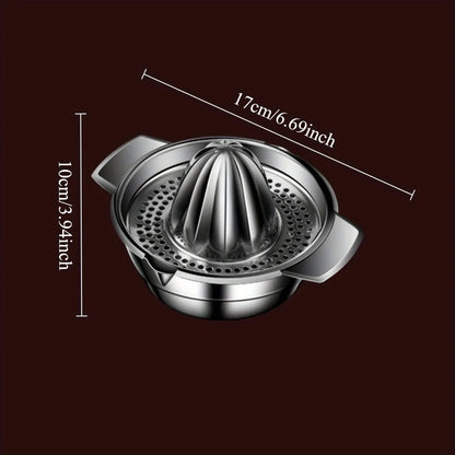 Manual juicer, household stainless steel juicer, lemon orange squeezer, press type juicer