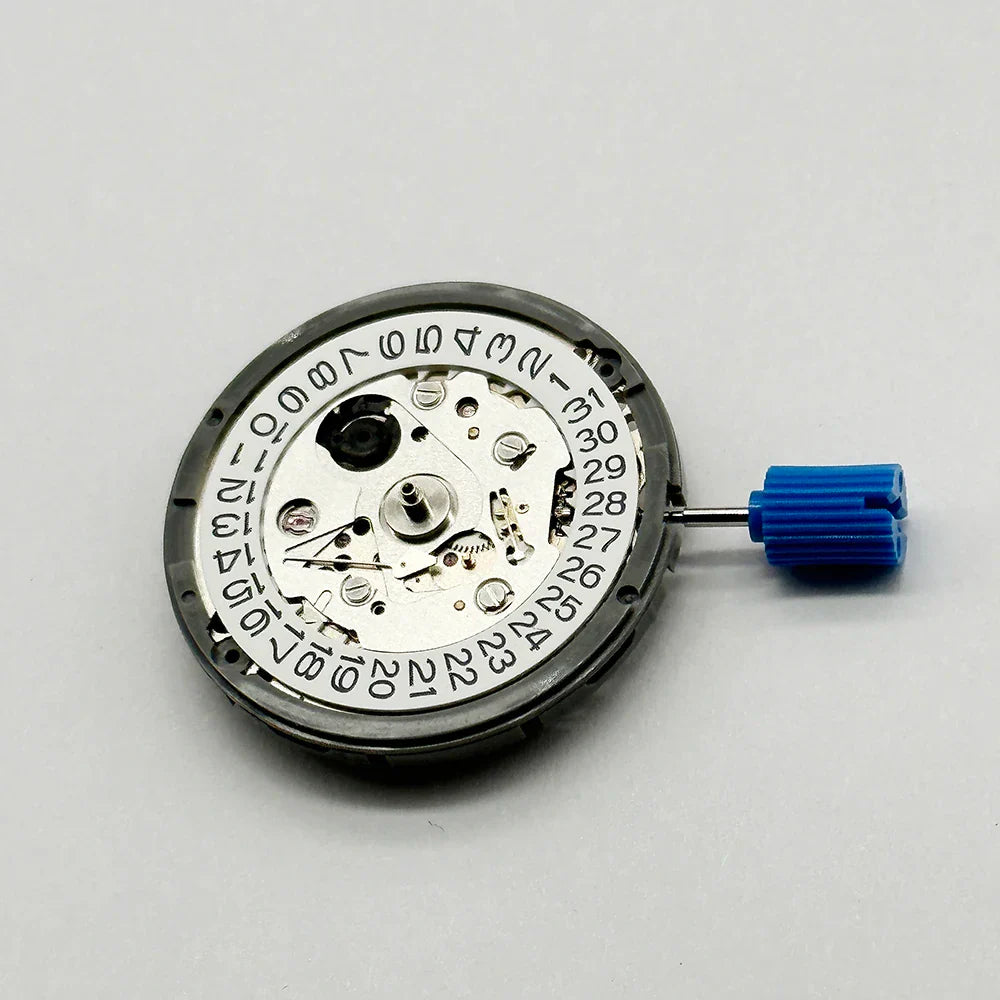 Automatic 24-Jewel Self-Winding Watch Movement with Date at 3:00 — High Accuracy, 41-Hour Power Reserve