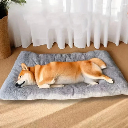 Plush Dog Bed Sofa - Thickened Super Soft Polyester Pet Mat for Small, Medium & Large Dogs