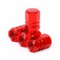 Aluminum Alloy Tire Valve Stem Caps — Dustproof Valve Caps for Car Motorcycle Bicycle (1.6 x 1.0 cm / 0.63 x 0.39 in)